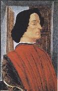 Sandro Botticelli Portrait of Giuliano de'Medici oil painting artist